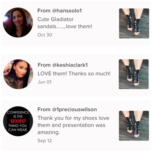 ASIA Black Gladiator Sandals - Picture 9 of 9